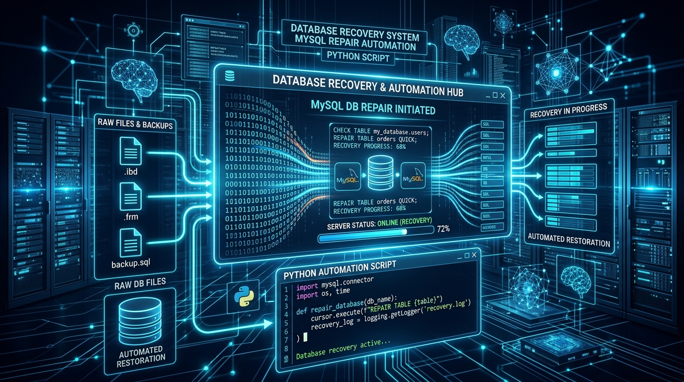 WordPress Database Recovery from Raw .frm and .ibd Files